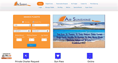 Desktop Screenshot of airsunshine.com